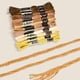 thumbnail image 5 of 12 madejas de 6 hebras de hilo de bordar matizado degradado para pulseras de la amistad, hilo de poliéster para punto de cruz., 5 of 9