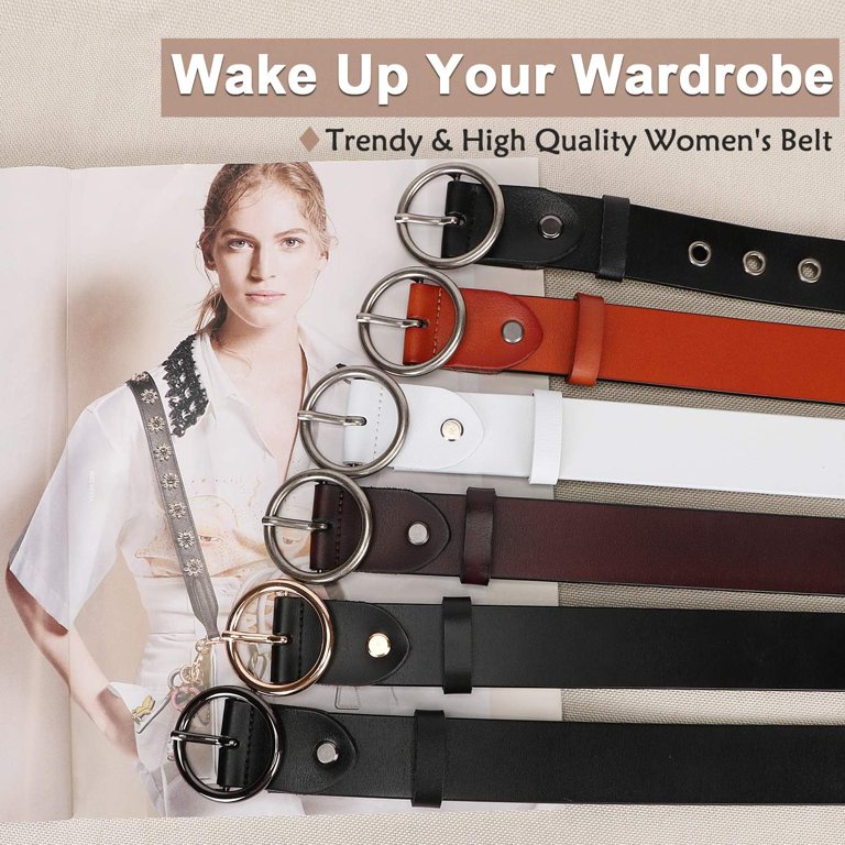 Fashion Women Leather Belt for Dresses Jeans Pants With  display picture 2