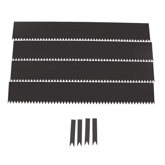 40 x 6 Inch Steel Landscape Edging, 4-Pack Steel Garden Edging Border Black Outdoor Steel Lawn Edging Backyard Barrier Bendable Metal Landscape Edging for Yard, Garden, Lawn