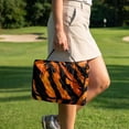 thumbnail image 4 of Yuyamidu Tiger Print Golf Cart Seat Covers for 2 Seats Golf Cart Seat Towel with Front Pockets for Club Car Universal Size Travel Sports Golf Cart Accessories, 4 of 8