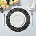 thumbnail image 4 of GZHJMY Camouflage Round Placemats, 4 Pack Table Mats for Kitchen Washable Non-Slip Place Mats Heat Resistant Place Mats for Kitchen Dining Table Decoration, 4 of 6