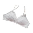 thumbnail image 1 of Lace Bralette Women Wireless Bralettes Padded Push Up Bralette V Neck Large Breast Minimizer Comfortable Everyday Bra White L, 1 of 4