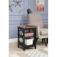 thumbnail image 2 of Convenience Concepts Omega Table d'Appoint, Fini Bois Cerisier et Noir, 2 of 5