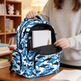 thumbnail image 6 of Whosucclay Shark Camo Print Kids Backpack for Boys Girls, Adjustable Straps Elementary School High School Spacious Travel Bag for Daily Campus Life Outdoor Hiking, 6 of 8