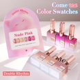 thumbnail image 2 of Set de esmaltes de uñas en gel Double Rhythm Cat Eye, 15 ml x 6 unidades, color rosa, 2 of 9
