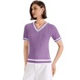 thumbnail image 4 of Suéter casual elegante Kistore para mujer, color morado de verano, talla 2XL, 4 of 5