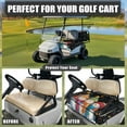 thumbnail image 4 of Yuyamidu Cute Snowman Golf Print Golf Cart Seat Covers with Pockets Christmas Golf Cart Seat Towel Blanket for 2-Person Seats Club Car Comfortable Golf Cart Accessories, 4 of 7