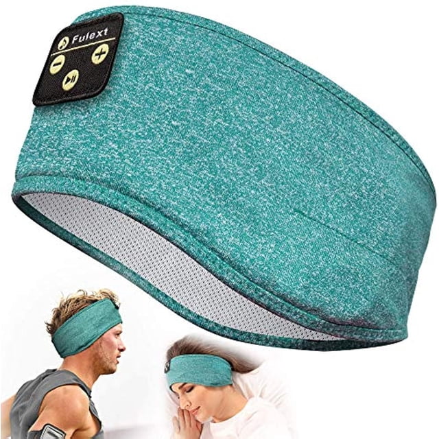 Perytong Auriculares para Dormir, Auriculares Deportivos Bluetooth con Diadema con Altavoces estéreo HD Ultrafinos, Perfectos para Dormir, Hacer Ejercicio, Trotar, Yoga, insomnio, Viajes en avión, med