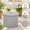 Grey, variant on White & Pink 14.21 x 11.57 x 5.75 in Extra Large Decorative Cotton Rope Storage Basket with Lid