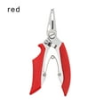 thumbnail image 1 of High Quality Multi-function Outdoor Plastic Handle Fishing Pliers Stainless Steel Scissor Bait Line Cutter Hook Removers RED, 1 of 8