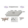 Airzone Premium Air Hockey Table with High End Blower, 84", Wood Finish