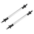 thumbnail image 1 of Unique Bargains 1pair 100mm 3.94' Splitter Support Rods Adjustable Front Rear Bumper Lip Splitter Strut Rod Tie Support Bars Silver Tone, 1 of 6