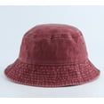 thumbnail image 4 of COCOpeaunt Fashion Women Denim Bucket Hat Cotton Washed Fishing Hunting Cap Outdoor Beach Fisherman Panama Unisex Bucket Hat Tourism Hat, 4 of 6