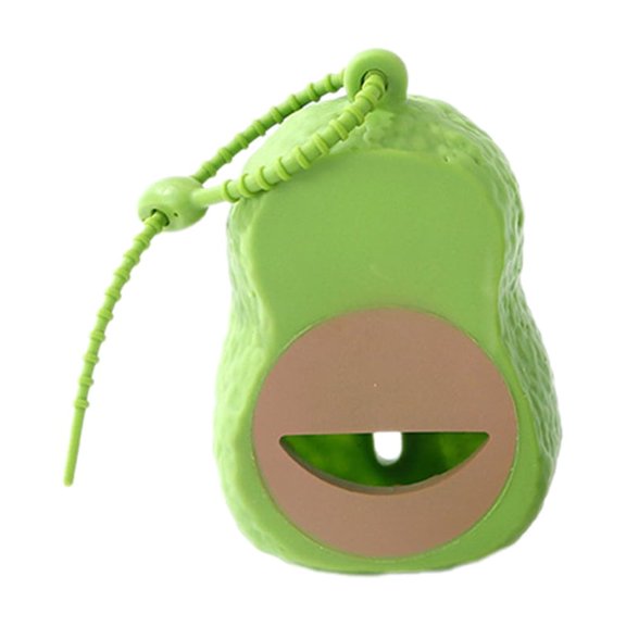 Pet Poop Bag Holder Waterproof Avocado Shape Dog Poop Bag Dispenser Outdoor Walking Poop Bag Dispenser for Dog Training