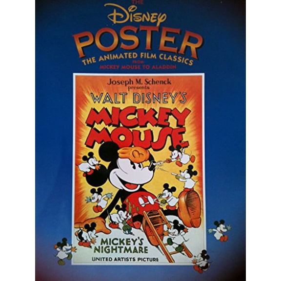 Pre-Owned The Disney Poster: The Animated Film Classics from Mickey Mouse to Aladdin (Disney Editions Deluxe (Film)), 9781562829247, 1562829246, Hardcover, First Edition edition