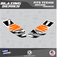 thumbnail image 4 of Kalair GFX Graphics Kit for Yamaha ATV YFZ 450 Carburator (2004-2008) Blazing Series, 4 of 5