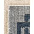 thumbnail image 6 of Unique Loom Athens Collection Area Rug - Geometric (2' x 3' 1" Rectangle Beige and Blue/Beige), 6 of 7