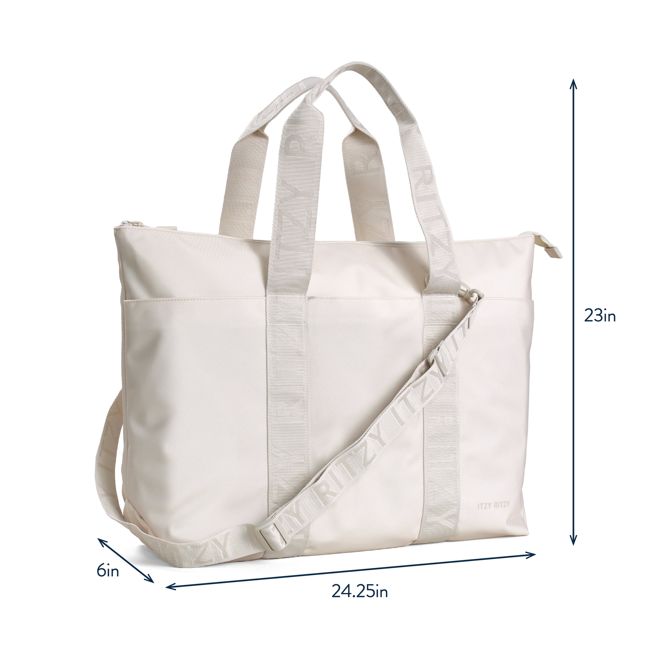 Itzy Ritzy Belong All-in-Tote™ Cream - Walmart.com