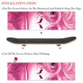 thumbnail image 2 of Monkey Skateboard Grip Tape Pack of Two Emery PVC Stickers 8.8x32.6in 22.4x83 cm, 2 of 5