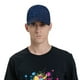 thumbnail image 4 of Fotbe Sparkling Blue Glitter Gorro Clásico de Béisbol, Gorra Ajustable con Broche Snapback, Gorro de Exterior de Algodón Suave, 4 of 6