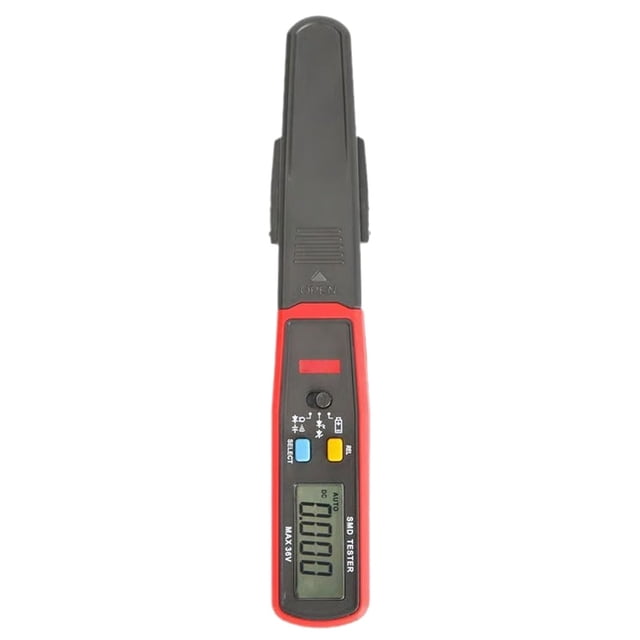 Cxui Circuit Probe Kit, 80A Parasitic Draw Tester Kit - Automotive Circuit Diagnostic Tool with Rotatable Display, Replaceable Tips for Car/Rv Battery Drain Detection Red