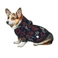 thumbnail image 7 of Fotbe Thanksgiving Print Small Dog Sweater Hoodies Pet Grey Hooded Soft Fleece Sweatshirts with Pocket Fall Winter Puppy Cat Sweaters Warm Clothes-Large, 7 of 7
