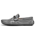 thumbnail image 4 of Men's Casual Loafers Slip On Leather Shoes Male Lightweight Driving Shoes Moccasins Classic Penny Loafer Flats Boat Shoes Outdoor Walking Shoes, 4 of 13