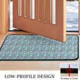 thumbnail image 3 of Light Blue Christmas Snowman Pattern Door Rugs,Washable Non Slip Door Mats Indoor,Decorative Door Mats,Entry Mat Indoor for Entrance,Bedroom,Kitchen,Bathroom,30"x17", 3 of 6