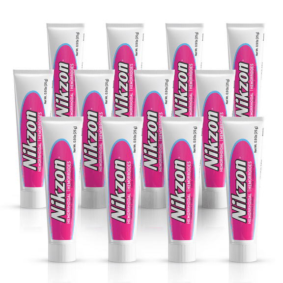 NIKZON - Hemorrhoidal Itching Soothing Cream 0.9 Oz (12 Pack)