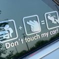 thumbnail image 4 of Pegatinas divertidas para parabrisas de coche, pegatinas reflectantes creativas e impermeables para carrocería de coche, pegatinas decorativas para exterior de coche, accesorios para coche, 4 of 5
