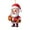 F, variant on Dengmore Christmas Tree Ornaments Set Funny Santa Claus Acrylic Pendant Christmas Tree Hanging Decoration for Party Holiday