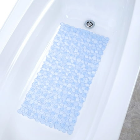 Crystal Creek River Rocks Bath Mat (14 in. x 28 in.)