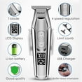 thumbnail image 5 of KEMEI Trimmer Cordless Hair Clipper for Men Professional Electric Beard Trimmers Barber Hair Cuttings Kit, Zero Gapped T Blade Detailers Trimmers for Men, KM-5027, 5 of 10