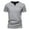 Grey, variant on MNCEKFOD T Shirts for Men Trendy Casual Solid Color V Neck with Pocket Button Short Sleeve Tshirts Leisure Mens Tops Black M
