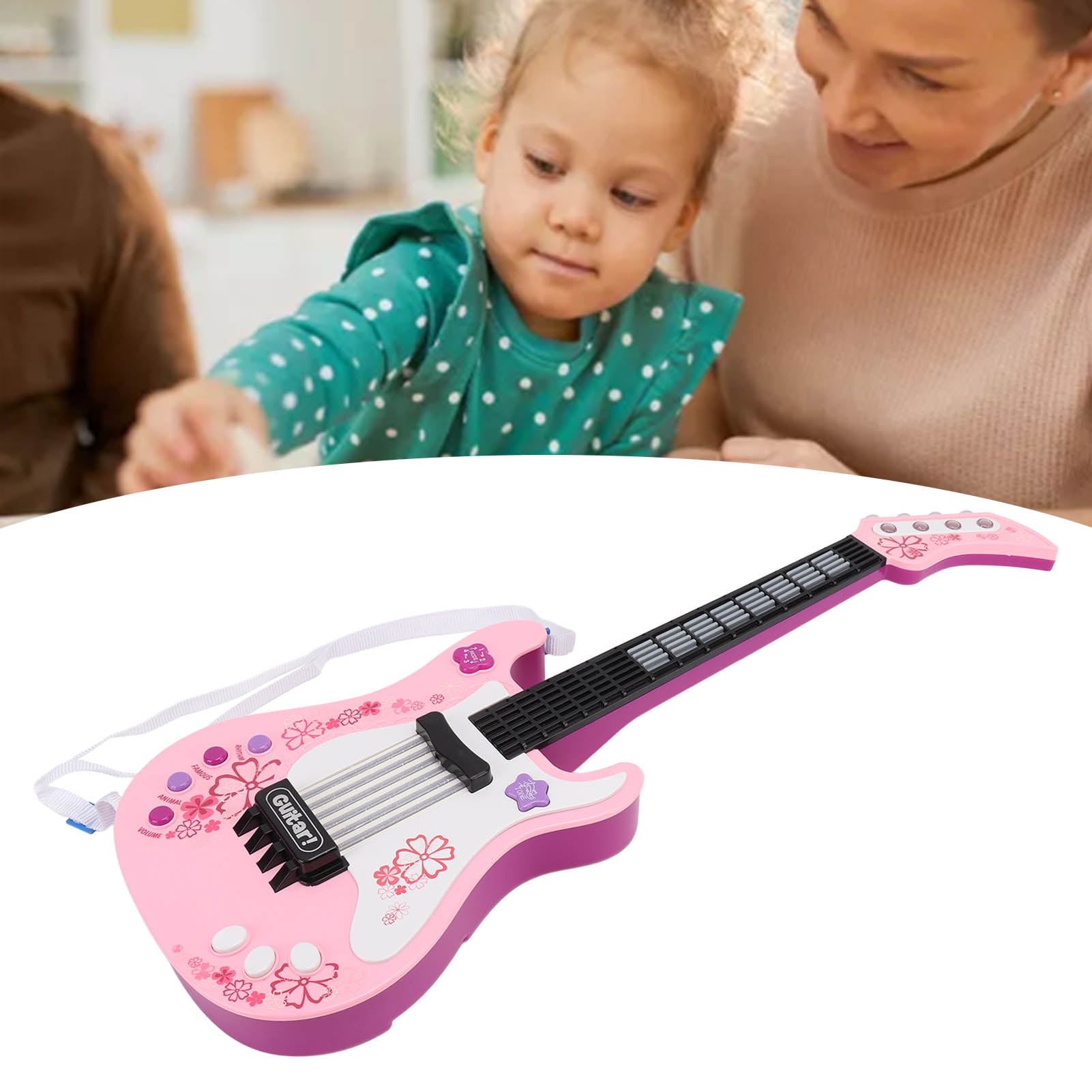 Child Simulation Guitar, Playing Modes Energy Saving Rhythm