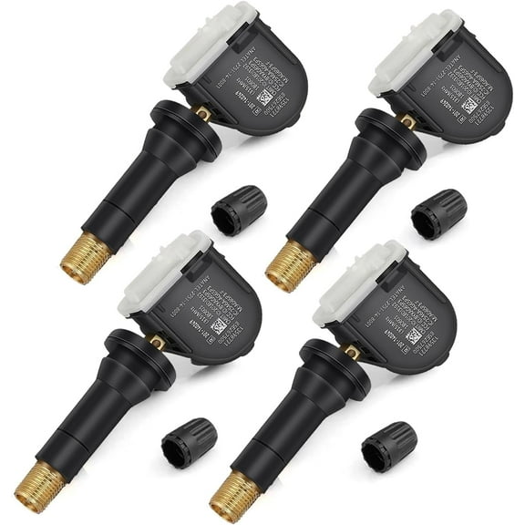 TPMS Sensor GM, 4pcs 315Mhz Tire Pressure Monitoring Sensor Replacement for Chevy Silverado GMC Buick Cadillac Hummer Pontiac SAAB Saturn - Replaces# 13598771 13598772 13586335 13581558