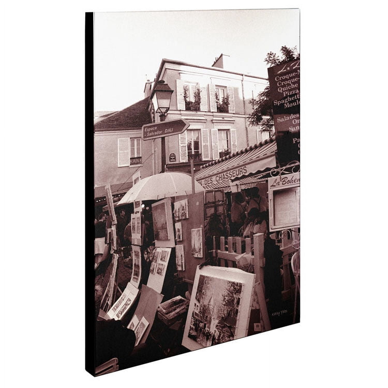 Trademark Fine Art 'Montmartre 2' Canvas Art by Kathy Yates