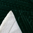 thumbnail image 6 of Exclusivo Mezcla Twin Size Sherpa Fleece Bed Blanket, Ultra Soft and Warm Reversible Velvet Blankets for Bed Couch Sofa 90x66 inches, Forest Green, 6 of 8
