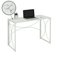 thumbnail image 2 of Designs2Go Nova Folding Desk 39.5" in White Faux Marble and White Wood, 2 of 6