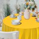 thumbnail image 3 of Mantel redondo desechable CXPSINC, 213 cm, 16 unidades, color amarillo, 3 of 6