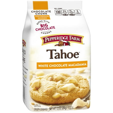 Pepperidge Farm Tahoe Crispy White Chocolate Macadamia Cookies, 7.2 oz. Bag