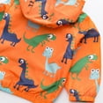 thumbnail image 4 of Vedolay Fall Coats for Kids Windproof Warm Winter Coats with Cute Printed Orange,90, 4 of 4