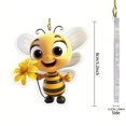 thumbnail image 3 of LACKUST Cute Sunflower & Bee Acrylic Keychain,Clearance Keychains Rings for Keys for Men Women for Car,Perfect Car Decoration,B, 3 of 5