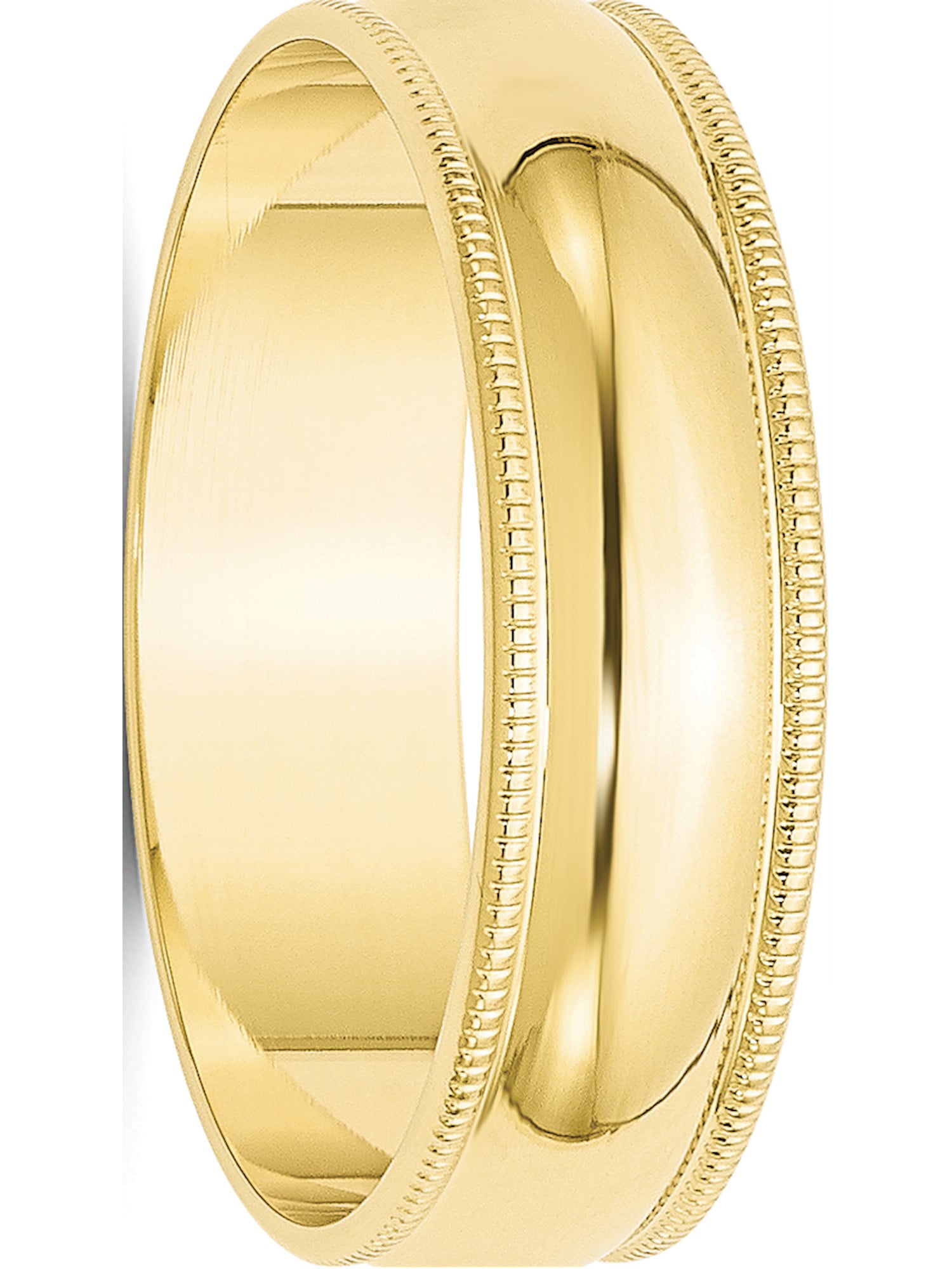 White Gold Solid 5mm COMFORT FIT Milgrain Wedding Band Ring Wellingsale Mens 14k Yellow OR