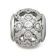 thumbnail image 3 of Fancy Bead White Sterling Silver Themed Cubic Zirconia CZ 11.29 mm 10.13, 3 of 3