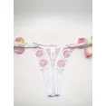 thumbnail image 2 of Tangas de malla con bordado floral, bragas con aros y bloques de color cautivadores, lencería y ropa interior femenina, 2 of 5
