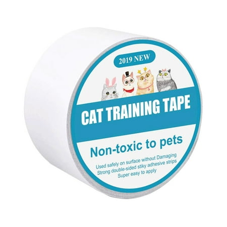 NUOLUX Cat Scratch Tape Cats Scratching Couch Protector Furniture Sticker Anti Protectors Deterrent Double No Training Sticky