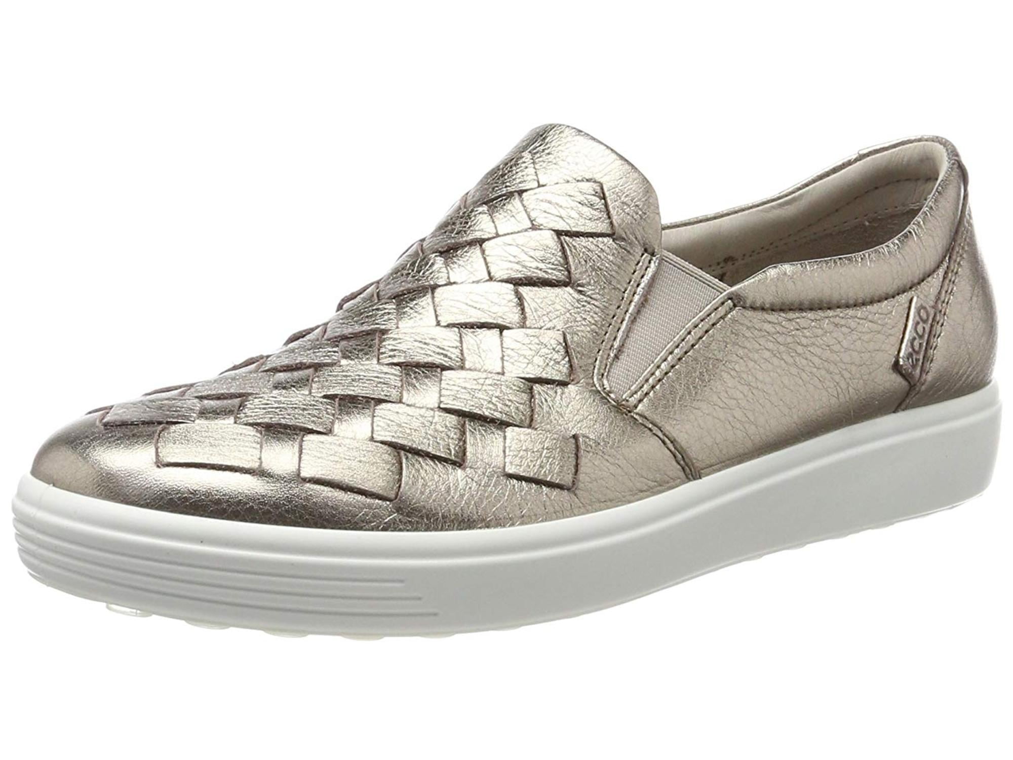 ecco soft 7 woven slip on womens