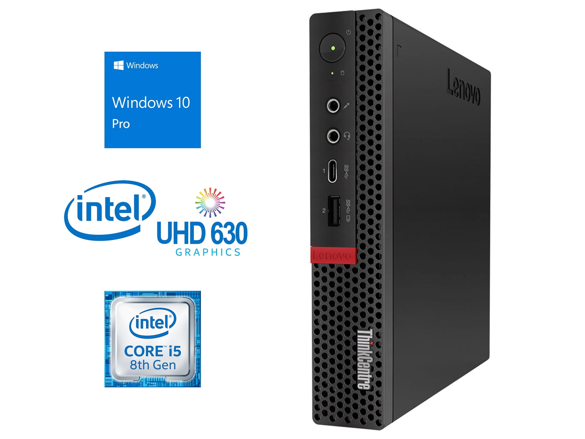 Lenovo ThinkCentre M720q Mini PC, Intel Core i58500T Upto 3.5GHz, 16GB