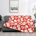 thumbnail image 2 of Naloa Tomatoes Flannel Blankets - Thick and Warm Blanket for Winter, Soft Fuzzy Plush King Blanket for All Seasons50"x40", 2 of 6